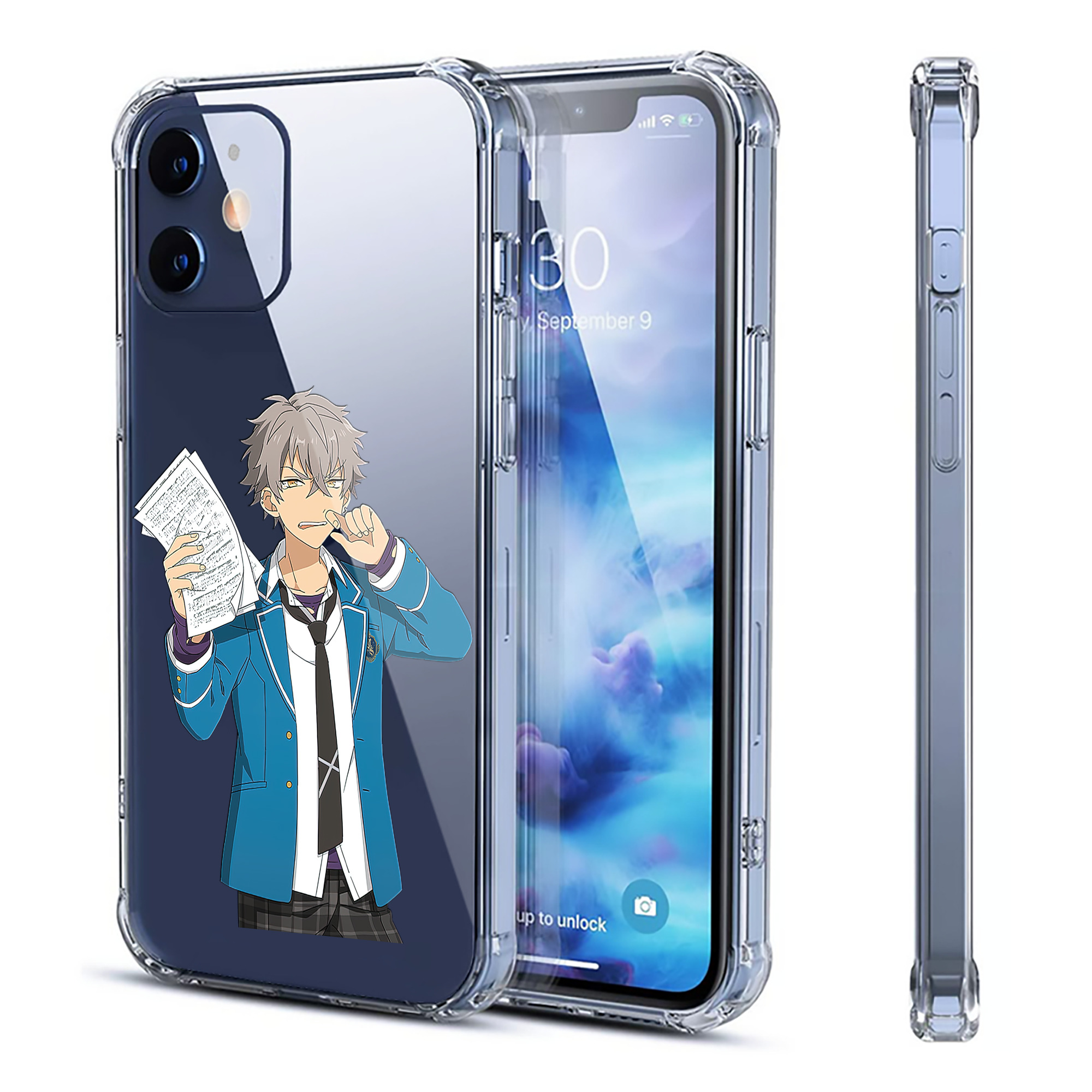 （画像用） あんさんぶるスターズ! Ensemble Stars 【iPhone 12シリーズ対応】透明スマホケース（クリアソフトケース）